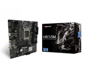 BIOSTAR H610MT-E, Socket 1700, Intel® H610 (14/13/12th Gen CPU), 8Phases, CPU graphics, HDMI, DP, Dual 2xDDR4-3200, 1xPCIe X16 4.0, 4xSATA3, 1xPCIe X1, 1xM.2, 1 x M.2 (E Key) for WiFi, ALC897 HDA, 1xGbE LAN, 1xUSB-C Gen2 header, 3xUSB3.2, mATX